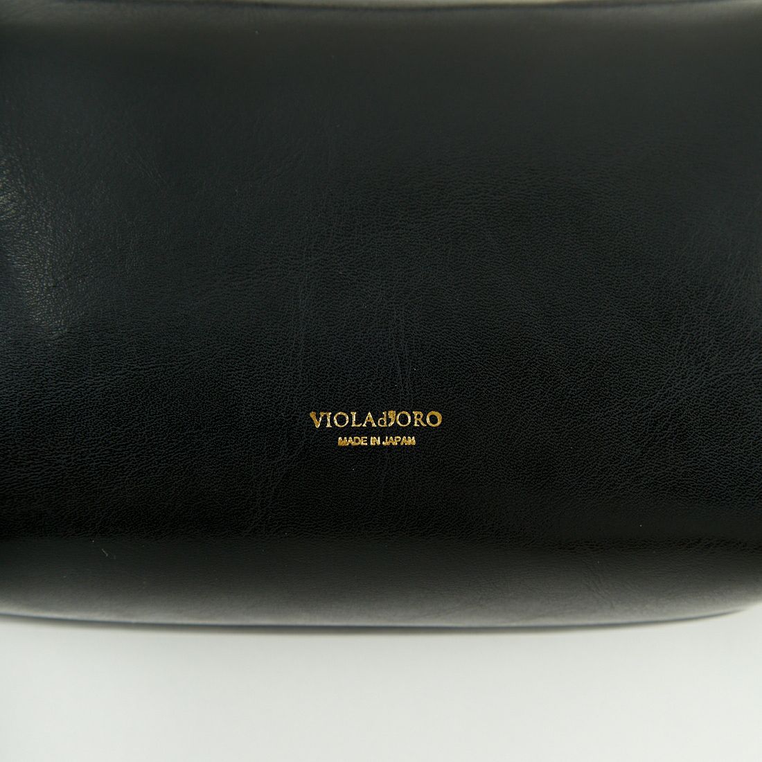 VIOLAd'ORO [ヴィオラドーロ] イタリアンスプリットレザー2WAYバッグ [V-1566] BLACK