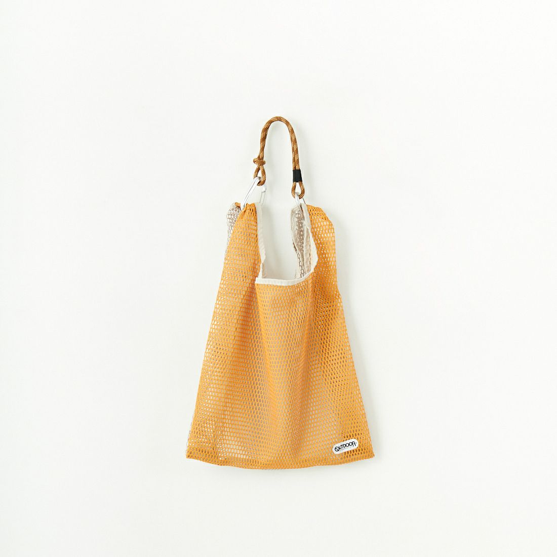 OUTDOOR PRODUCTS [アウトドアプロダクツ] メッシュショッパー M [BR-OUT-25SS02] ORANGE/BEG