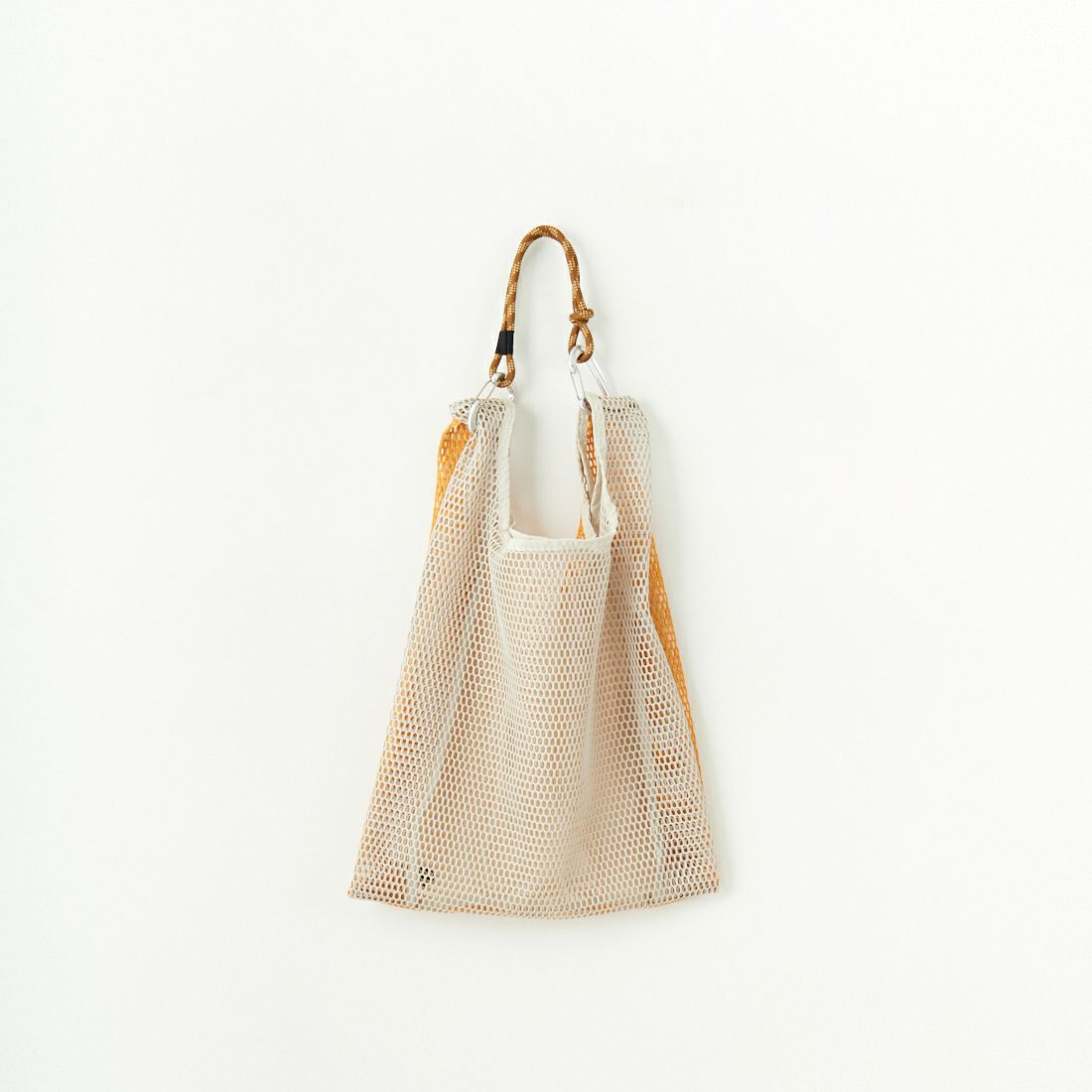 OUTDOOR PRODUCTS [アウトドアプロダクツ] メッシュショッパー M [BR-OUT-25SS02] ORANGE/BEG