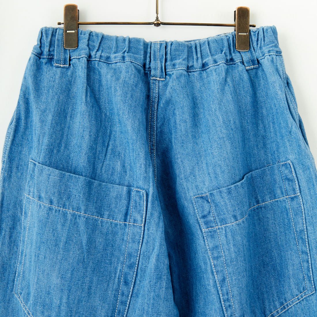 tumugu: [ツムグ] 10ozコットンリネンデニムパンツ [TB24432] 793 F.BLUE