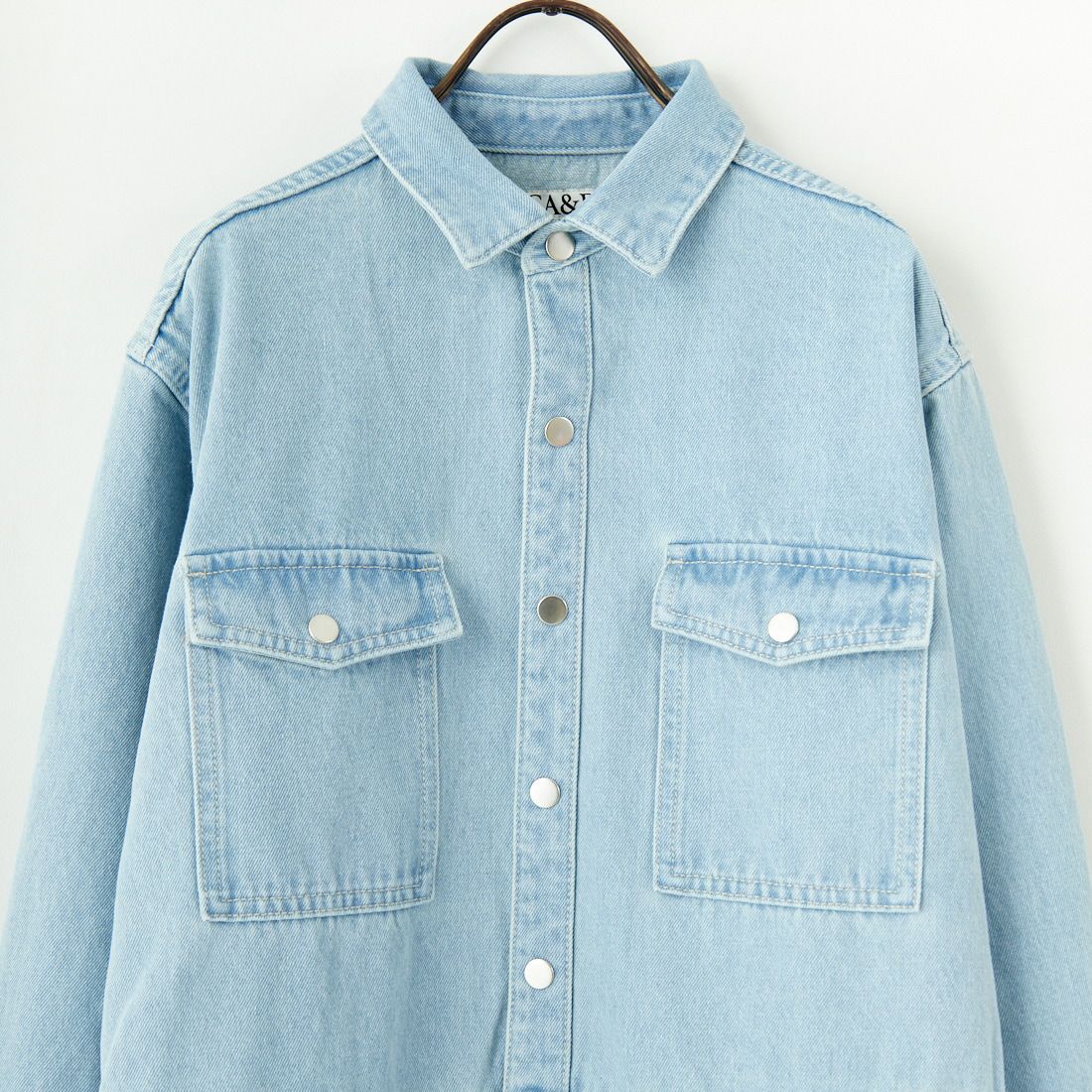 MICA&DEAL [マイカアンドディール] デニムワンピース [0125104024] L/BLUE