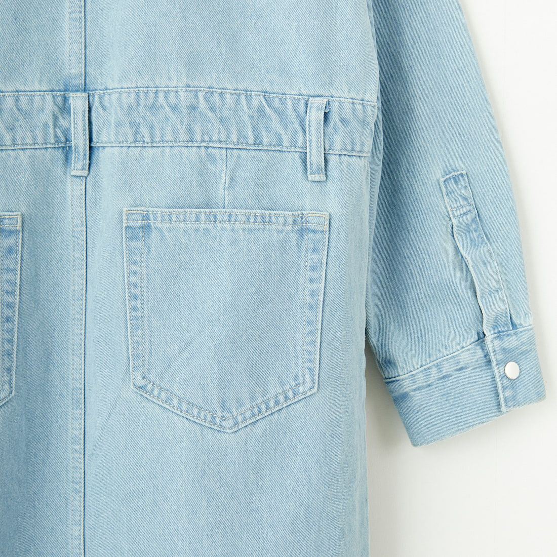 MICA&DEAL [マイカアンドディール] デニムワンピース [0125104024] L/BLUE