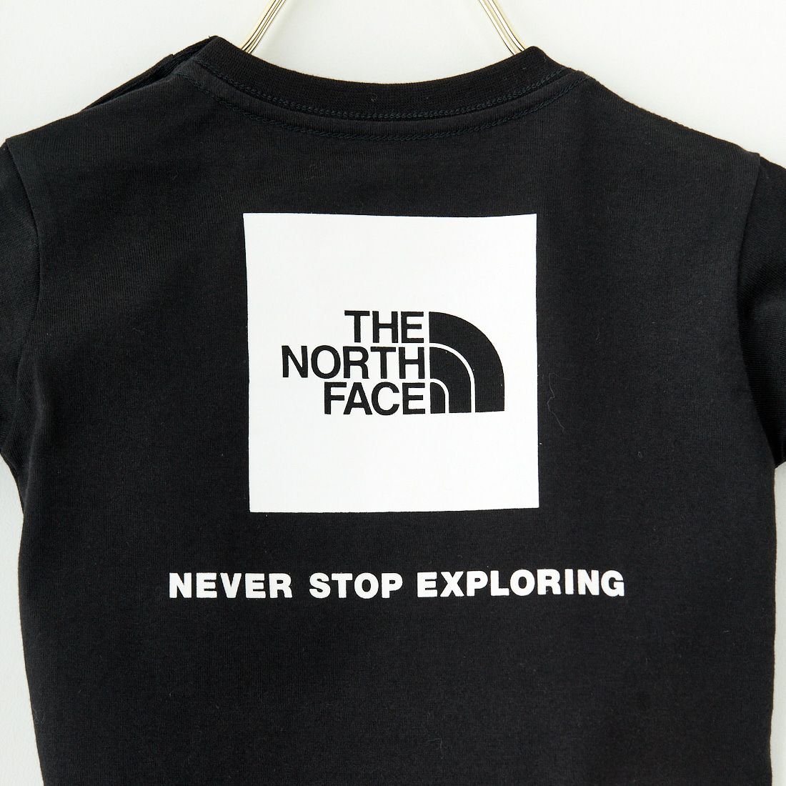 THE NORTH FACE [ザ ノースフェイス] ショートスリーブバックスクエアロゴティー [NTB32538] K