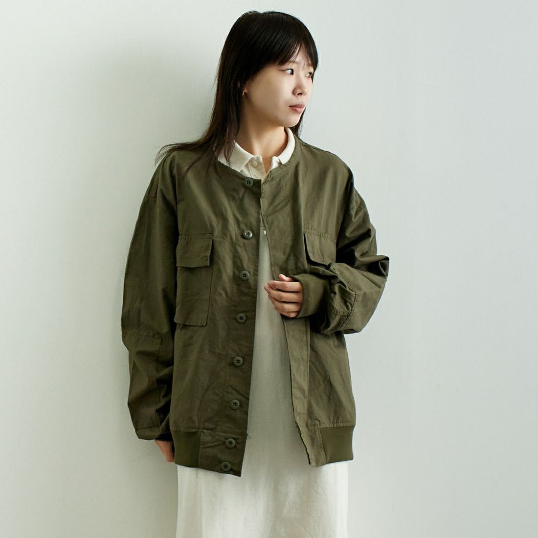 OLIVE&&モデル身長：167cm 着用サイズ：ONE SIZE&&