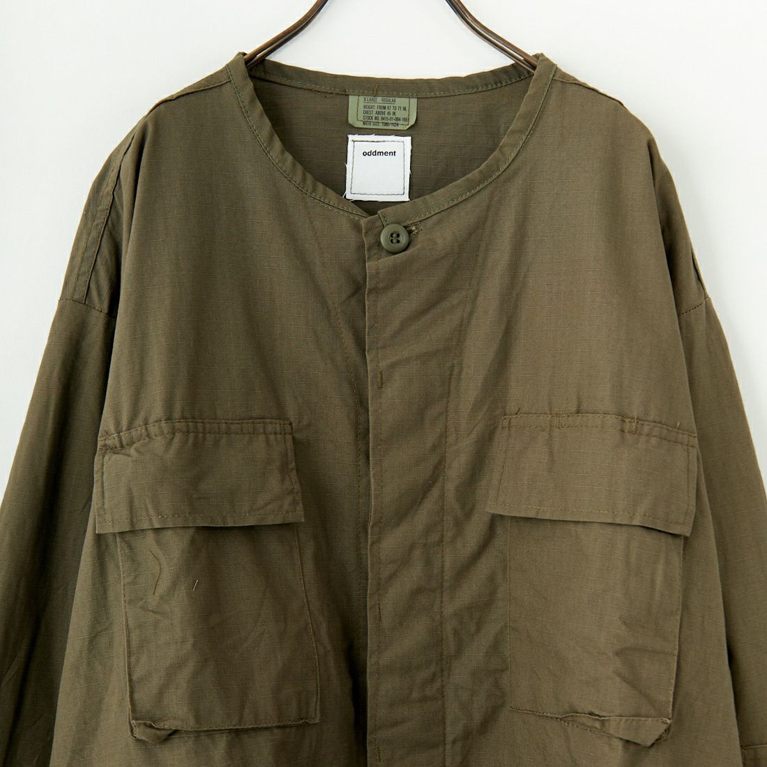 ODDMENT [オッドメント] タクティカルリップストップジャケット [TACTICAL-RIPSTOP-JKT] OLIVE
