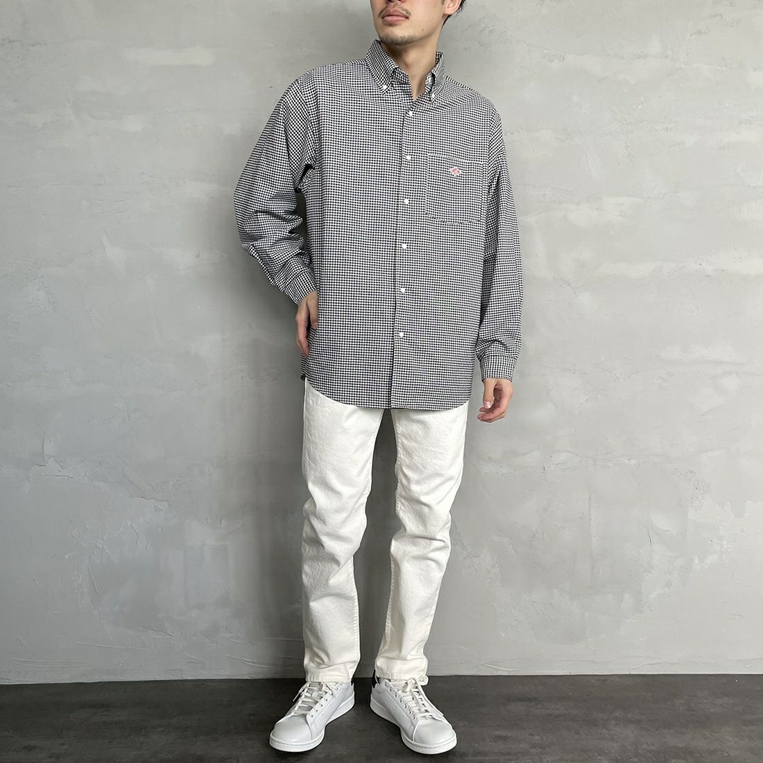 YANUK [ヤヌーク] スリムテーパード VINCENT2 [57221011] WHS &&モデル身長：168cm 着用サイズ：30&&