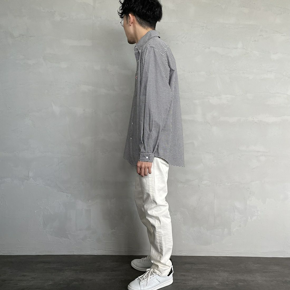 YANUK [ヤヌーク] スリムテーパード VINCENT2 [57221011] WHS &&モデル身長：168cm 着用サイズ：30&&