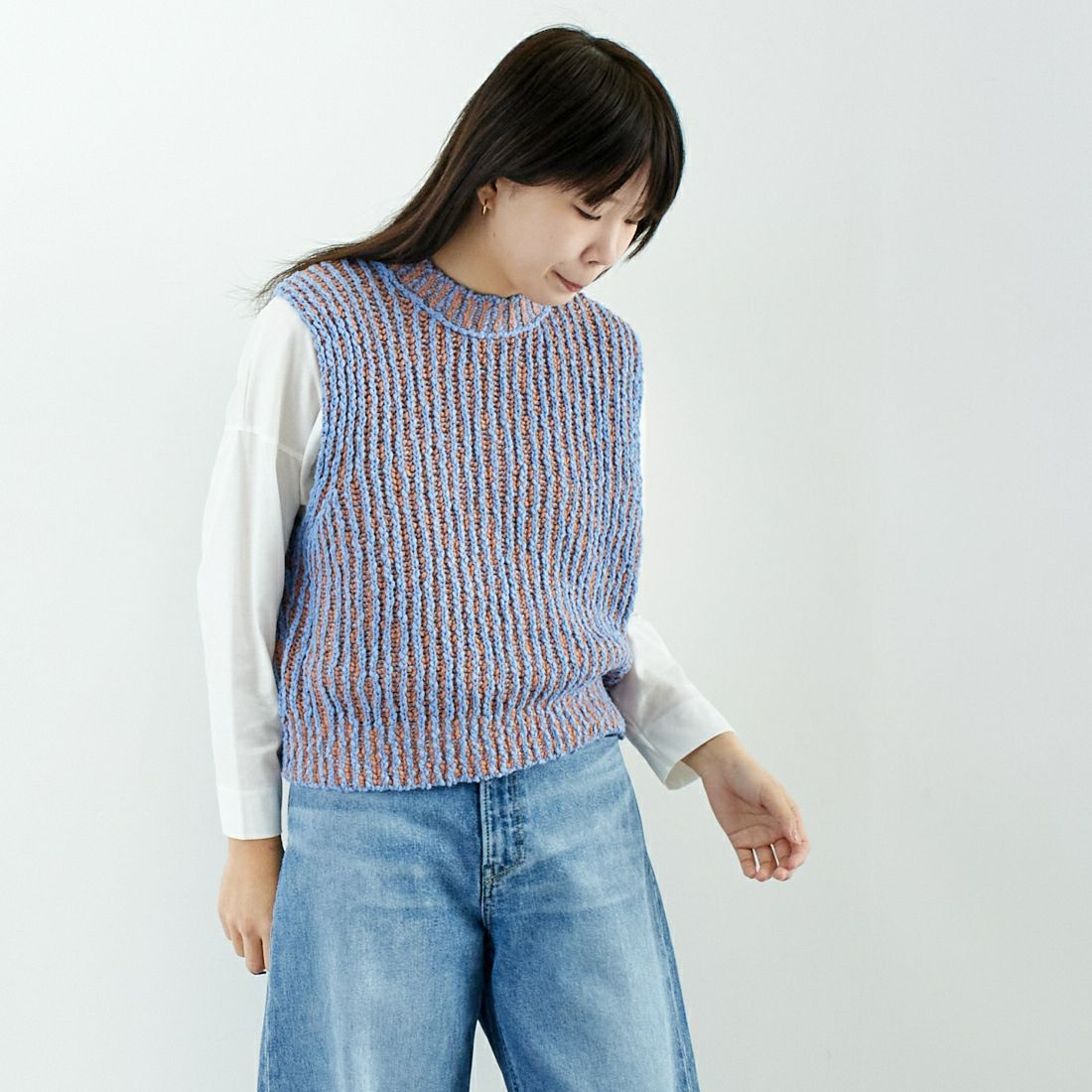 RYE TENDER [ライテンダー] オクトーバーベスト [010152500] SKY L.BROW &&モデル身長：167cm 着用サイズ：0&&
