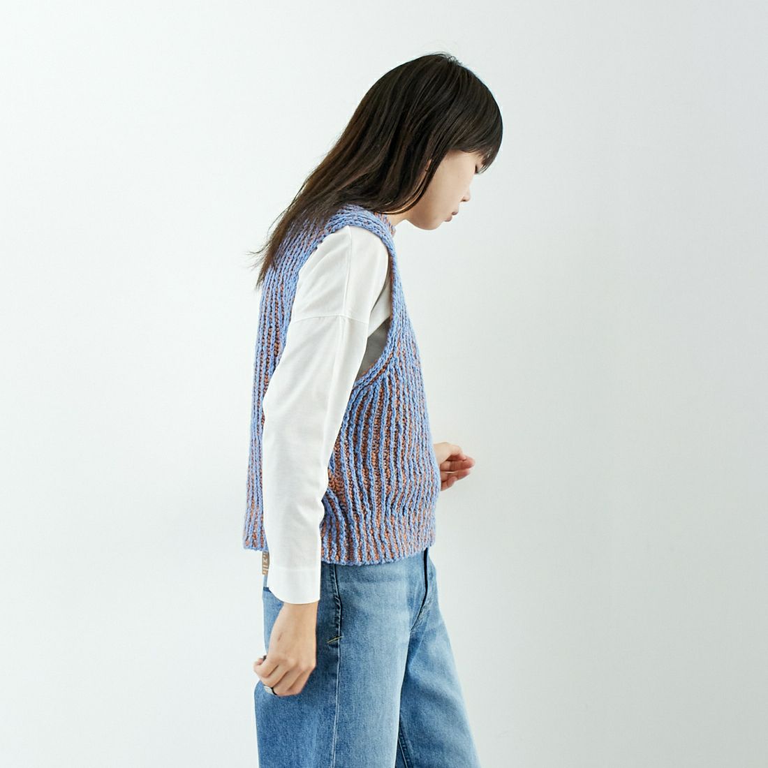 RYE TENDER [ライテンダー] オクトーバーベスト [010152500] SKY L.BROW &&モデル身長：167cm 着用サイズ：0&&