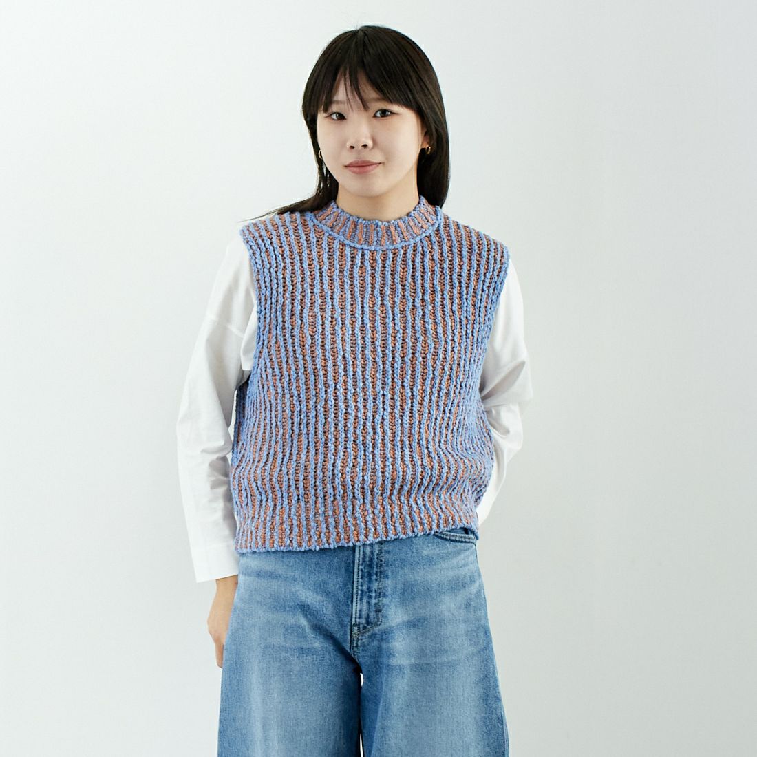 RYE TENDER [ライテンダー] オクトーバーベスト [010152500] SKY L.BROW &&モデル身長：167cm 着用サイズ：0&&