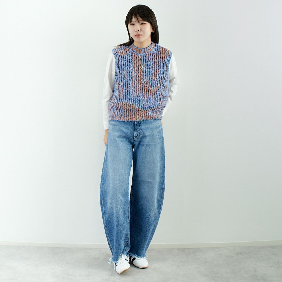 RYE TENDER [ライテンダー] オクトーバーベスト [010152500] SKY L.BROW &&モデル身長：167cm 着用サイズ：0&&