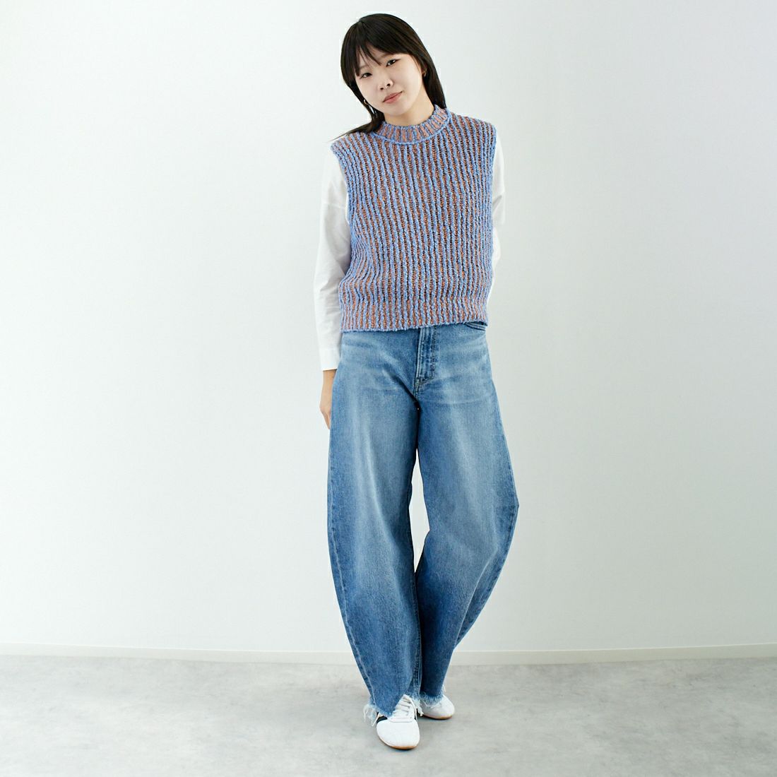 RYE TENDER [ライテンダー] オクトーバーベスト [010152500] SKY L.BROW &&モデル身長：167cm 着用サイズ：0&&
