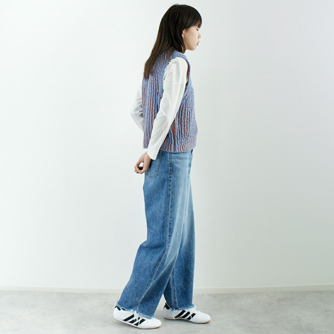 RYE TENDER [ライテンダー] オクトーバーベスト [010152500] SKY L.BROW &&モデル身長：167cm 着用サイズ：0&&