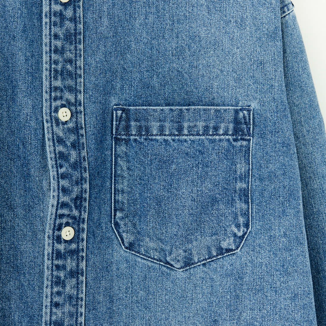 DENHAM [デンハム] NOAH デニムシャツ [NOAH-SHIRT-MSW] MID BLUE