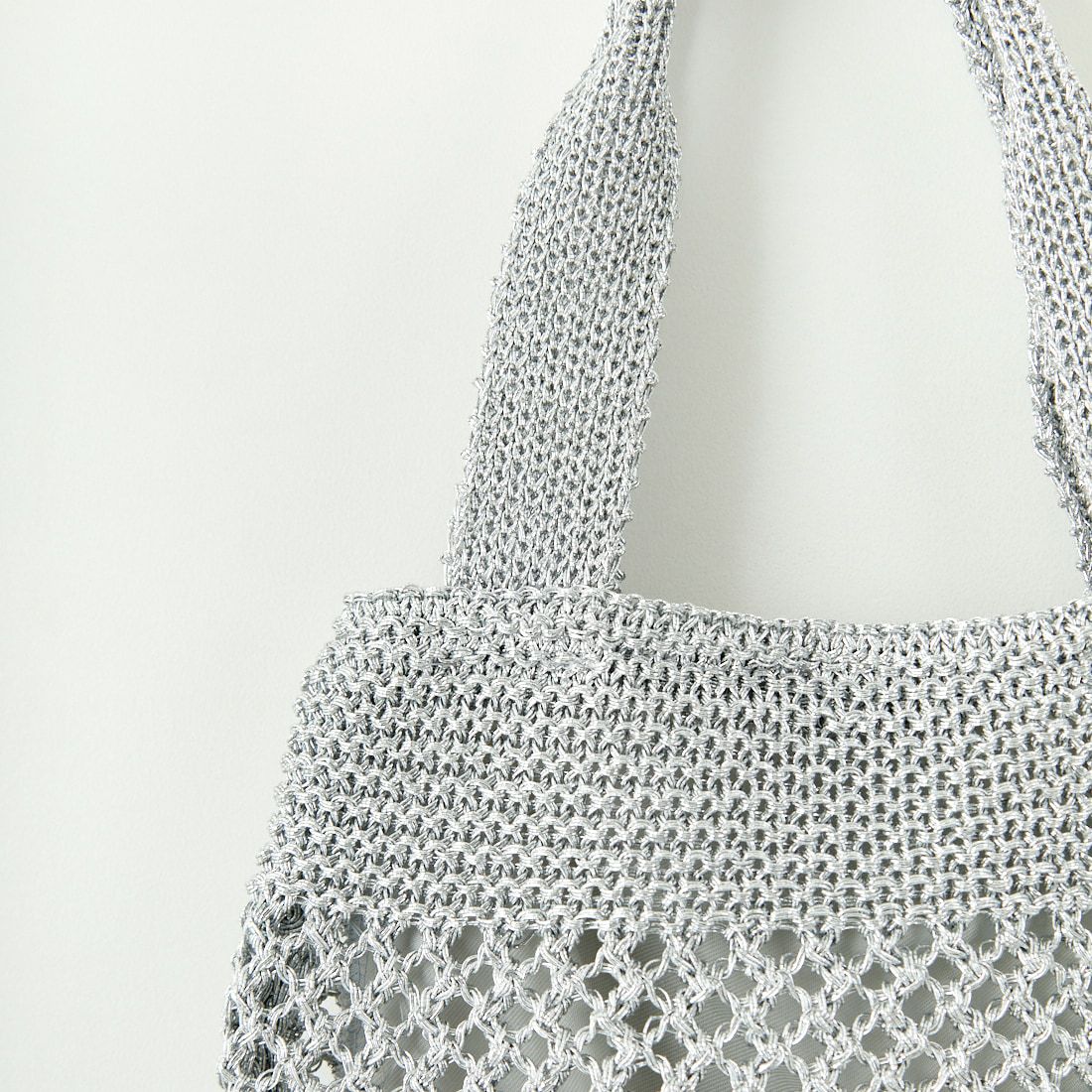 CACHELLIE [カシェリエ] メタリックフラットトートバッグ [C8633] SILVER