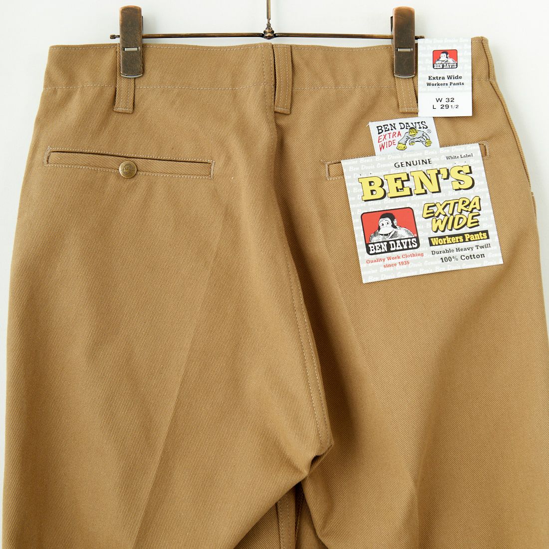 BEN DAVIS [ベンデイビス] エクストラ ワイドチノパンツ [T-23180009] 35 BEIGE