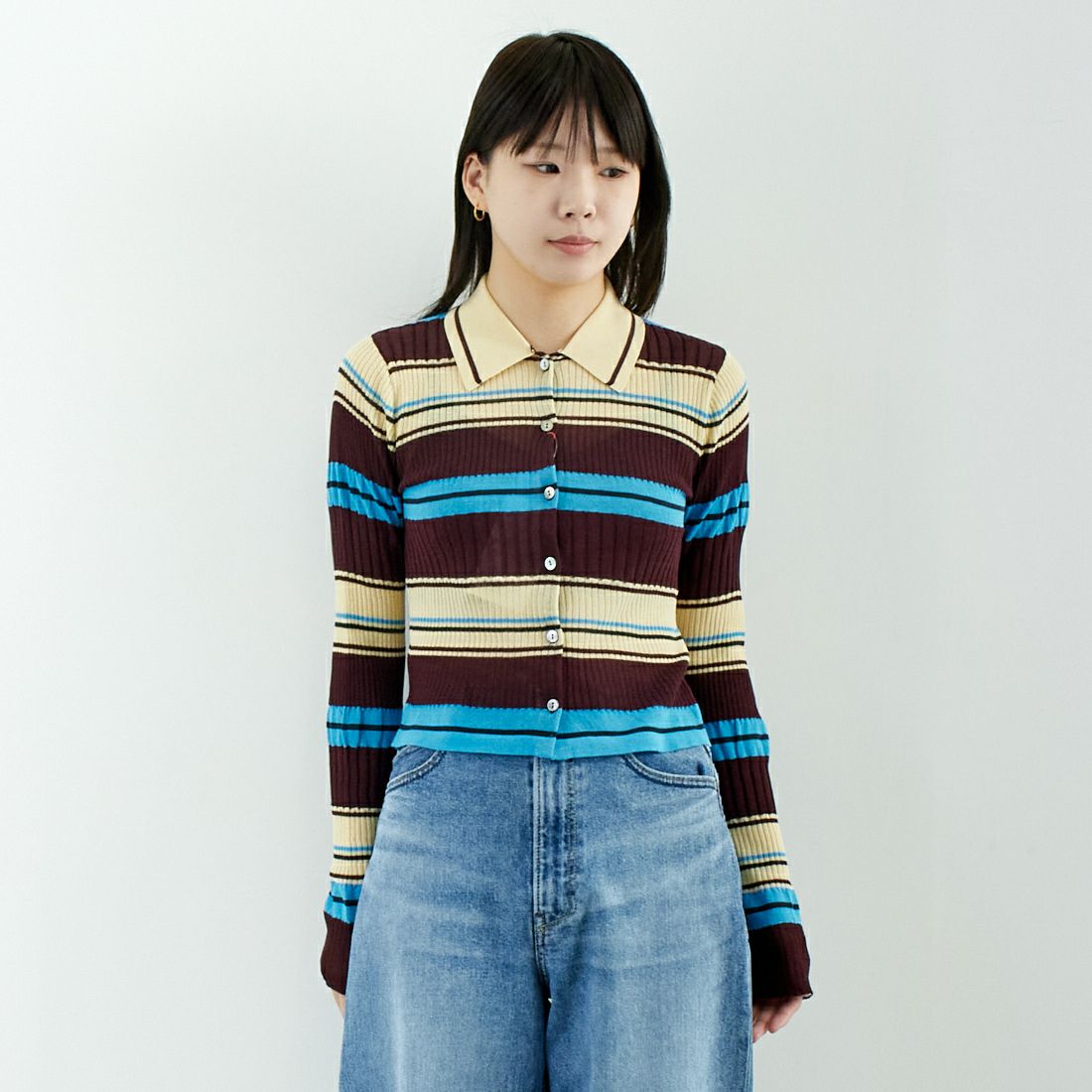 BRN&&モデル身長：167cm 着用サイズ：F&&
