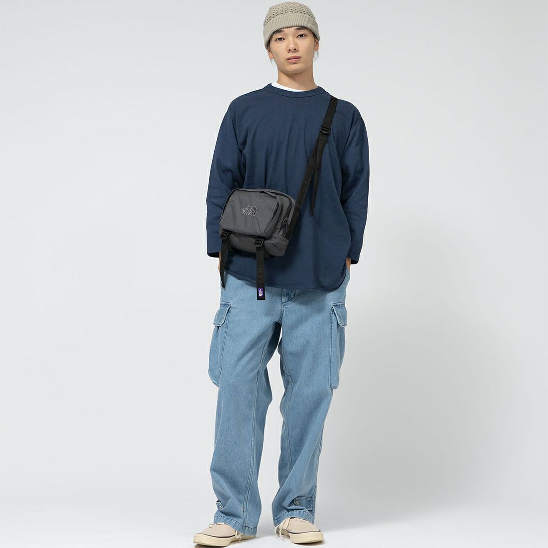 THE NORTH FACE PURPLE LABEL [ザ ノースフェイス パープルレーベル] コーデュラナイロンショルダーバッグ [N25SO105] AH ASPHALT