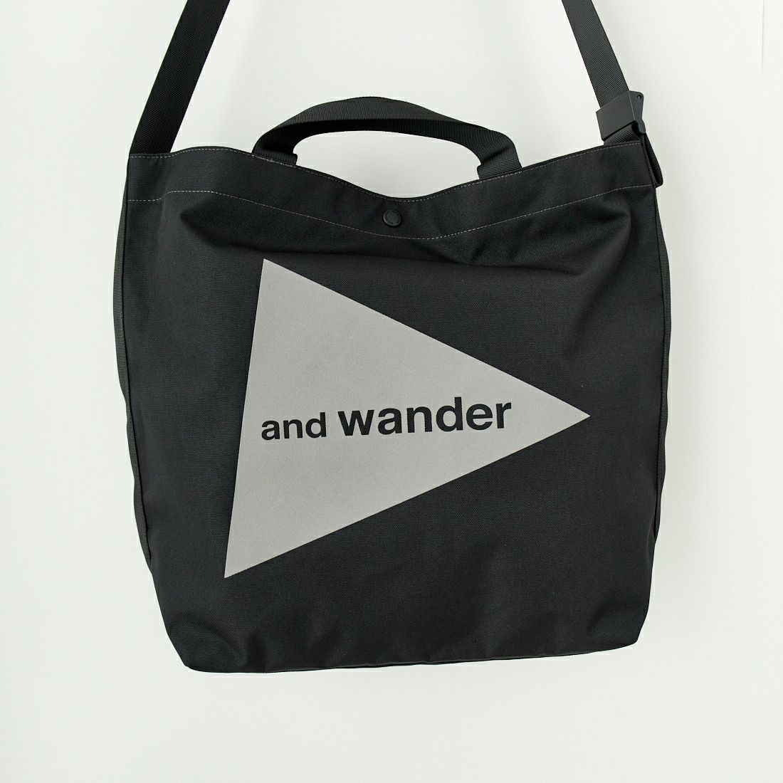 and wander [アンドワンダー] リサイクルオックストートバッグ [5745985232] BLACK