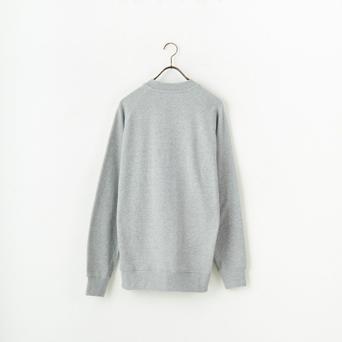 NEW VINTAGE GOLF [ニュービンテージゴルフ] MIZUNOロゴクルーネックスウェット [MZN-0318] GREY