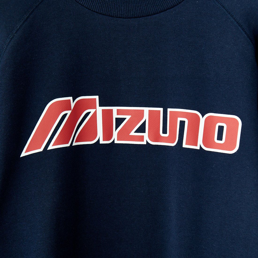 NEW VINTAGE GOLF [ニュービンテージゴルフ] MIZUNOロゴクルーネックスウェット [MZN-0318] NAVY