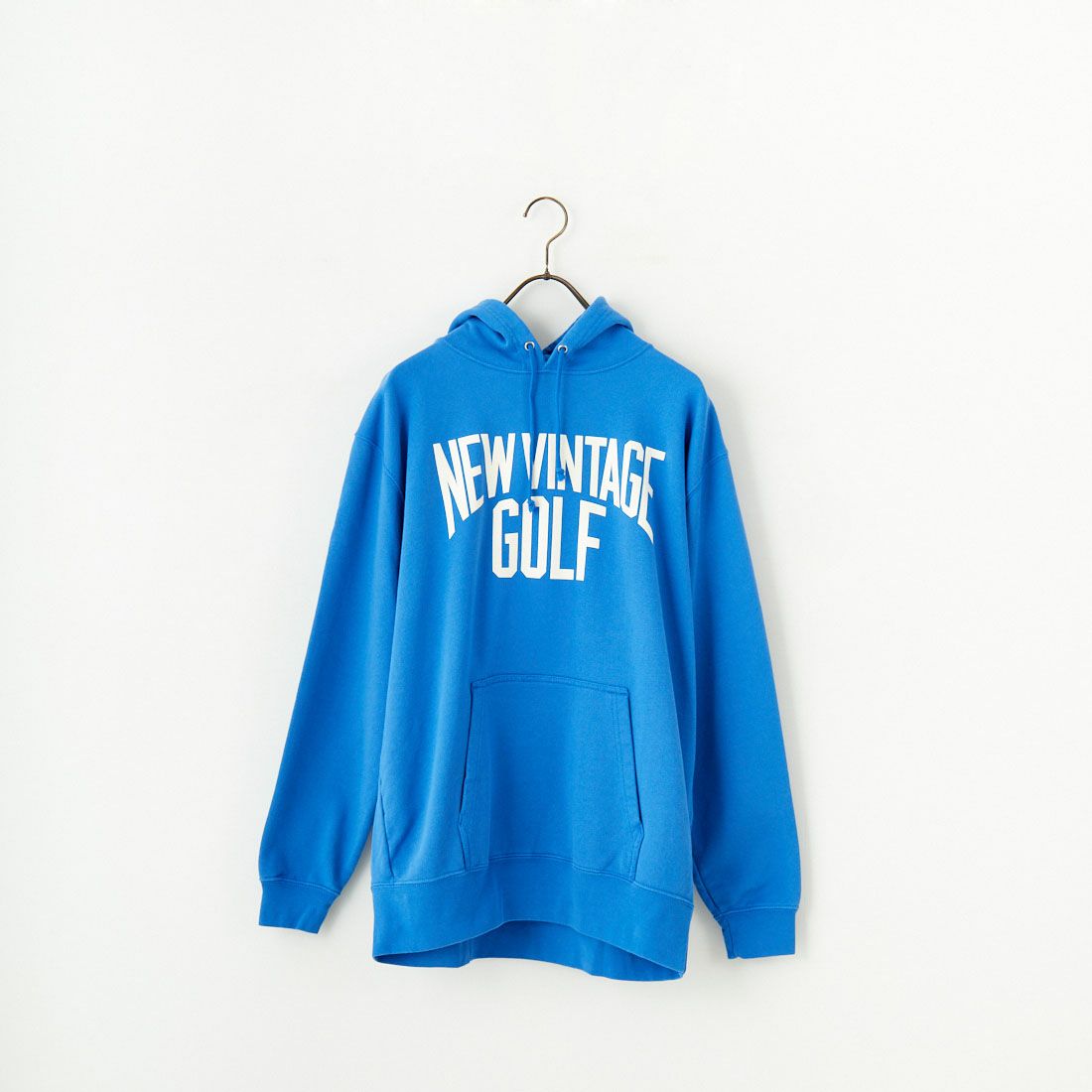 NEW VINTAGE GOLF [ニュービンテージゴルフ] ロゴスウェットフーディ [NVG-0304] BLUE