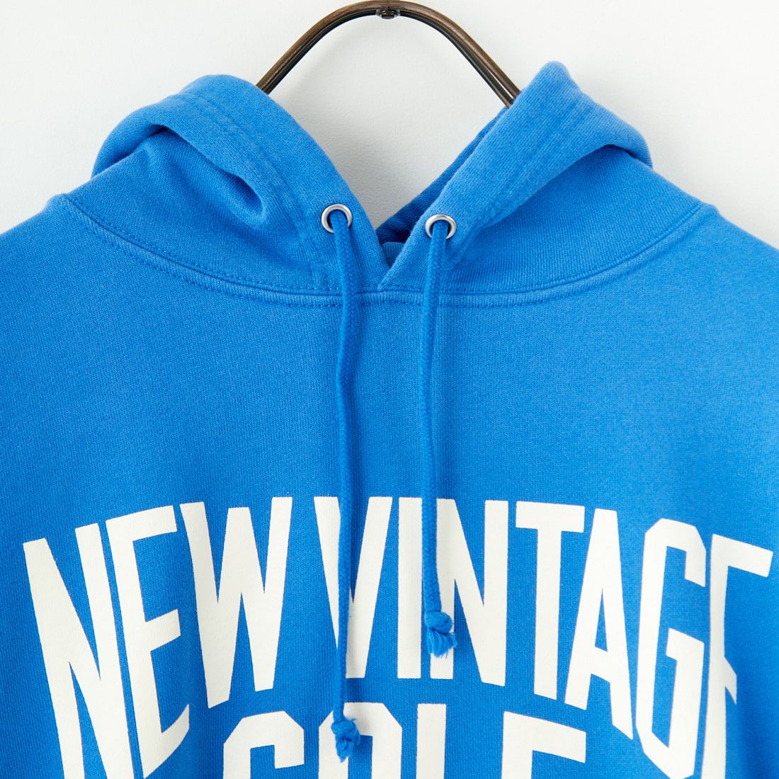 NEW VINTAGE GOLF [ニュービンテージゴルフ] ロゴスウェットフーディ [NVG-0304] BLUE