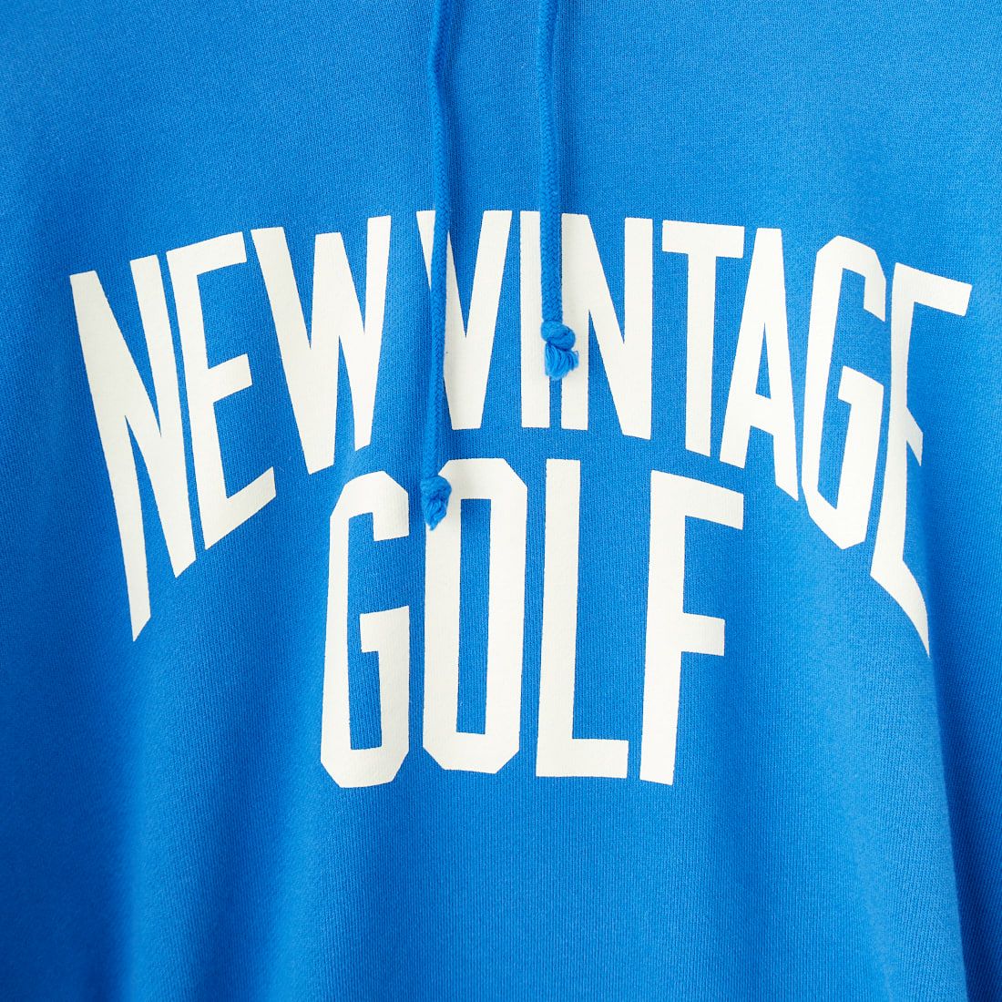 NEW VINTAGE GOLF [ニュービンテージゴルフ] ロゴスウェットフーディ [NVG-0304] BLUE