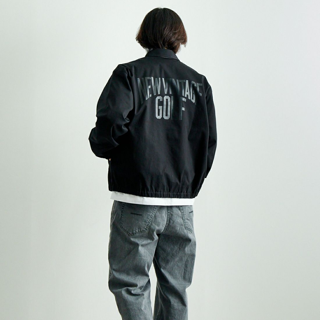 BLACK&&モデル身長：179cm 着用サイズ：L&&