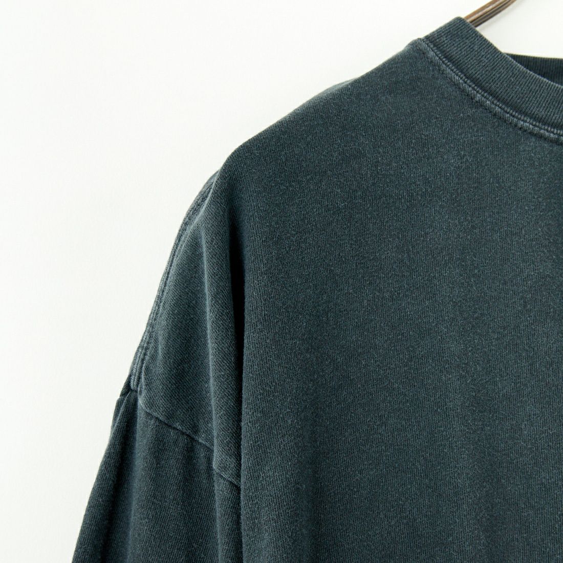 REMI RELIEF [レミレリーフ] ハードSP加工 天竺ロングTシャツ(BONE) [RN28369134] BLACK