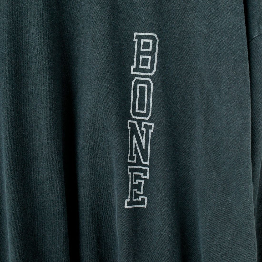 REMI RELIEF [レミレリーフ] ハードSP加工 天竺ロングTシャツ(BONE) [RN28369134] BLACK