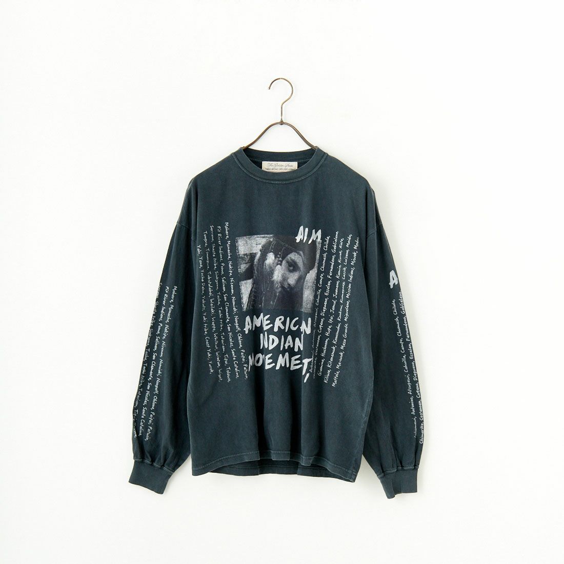 REMI RELIEF [レミレリーフ] ハードSP加工 天竺ロングTシャツ(INDIAN) [RN28369136]