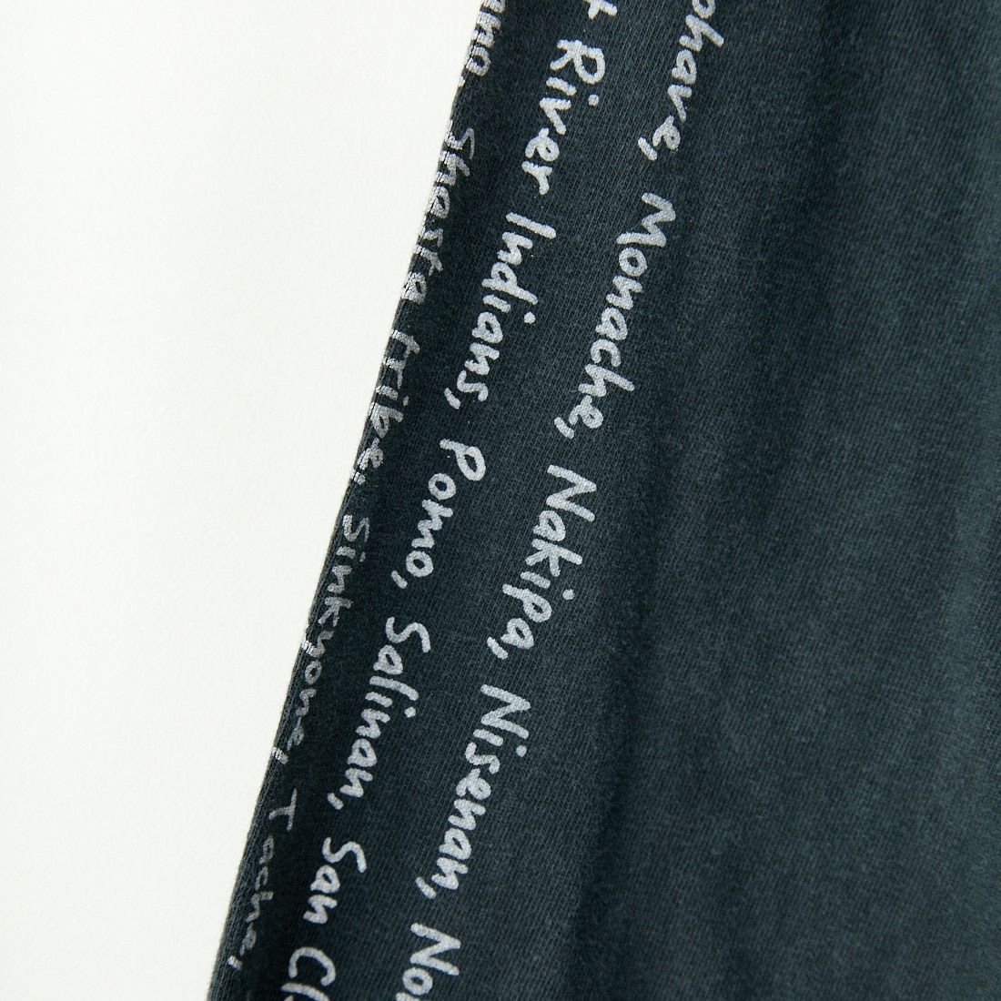 REMI RELIEF [レミレリーフ] ハードSP加工 天竺ロングTシャツ(INDIAN) [RN28369136] BLACK