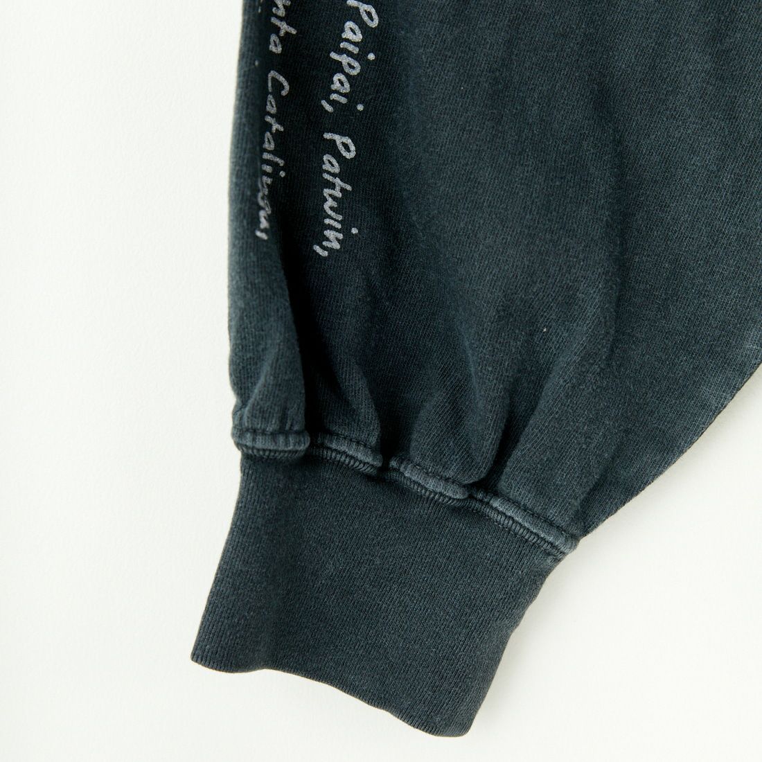 REMI RELIEF [レミレリーフ] ハードSP加工 天竺ロングTシャツ(INDIAN) [RN28369136] BLACK
