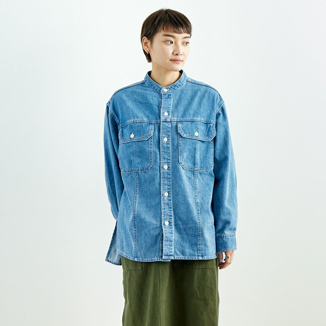 LT.INDIGO&&モデル身長：160cm 着用サイズ：1&&