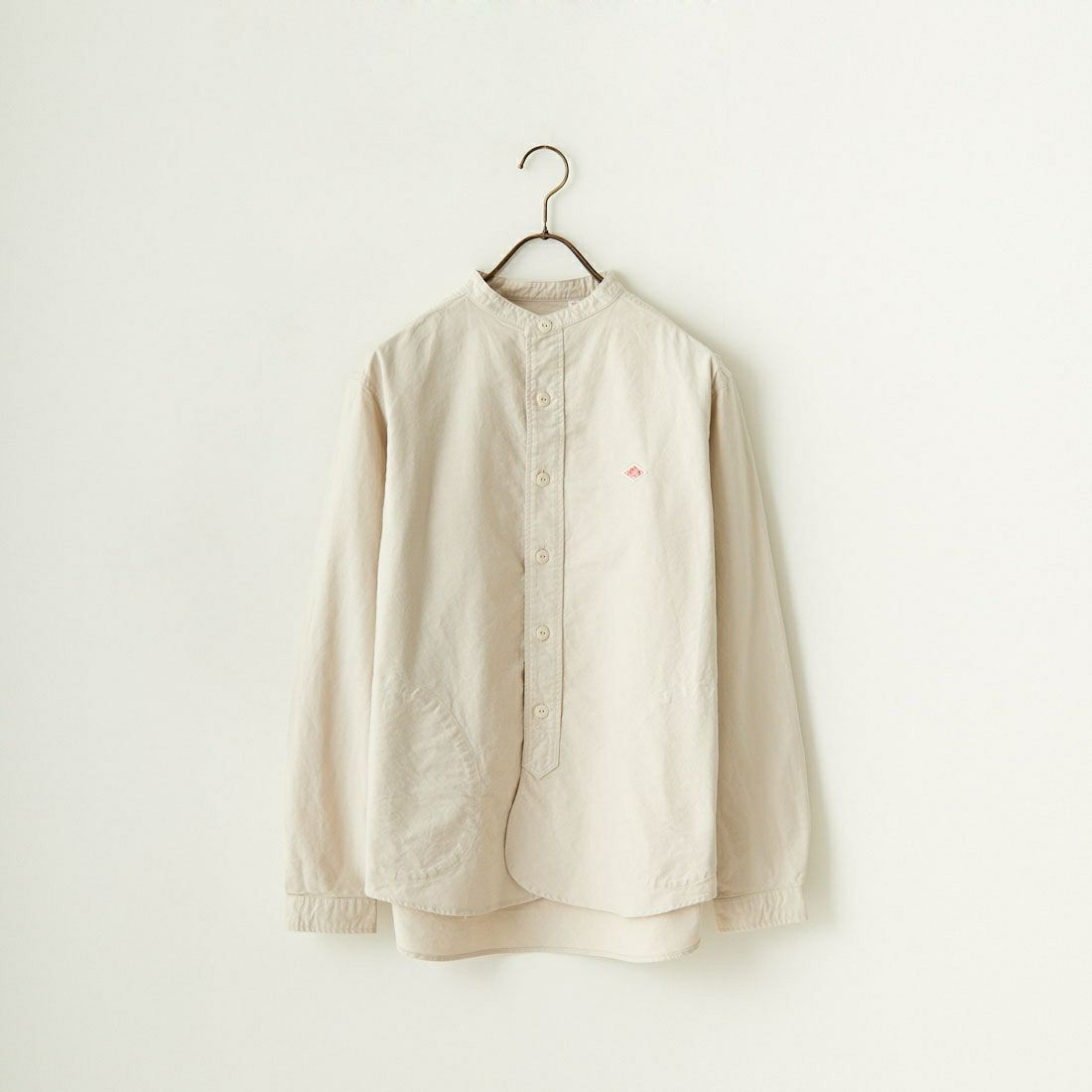 DANTON [ダントン] オックスフォード バンドカラーシャツ [DT-B0280SOX] OYSTER