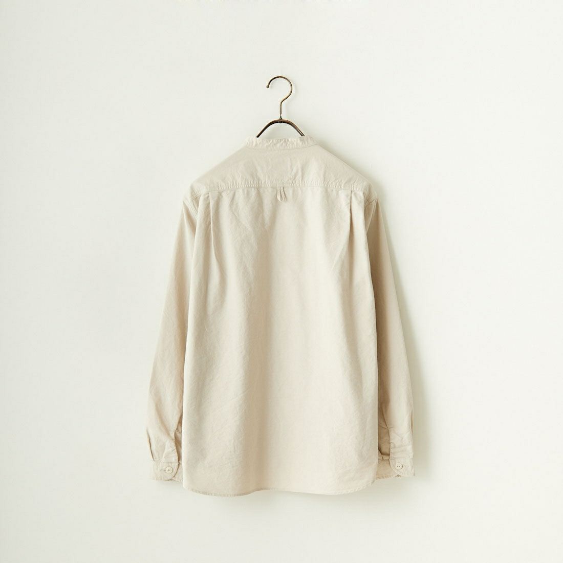 DANTON [ダントン] オックスフォード バンドカラーシャツ [DT-B0280SOX] OYSTER