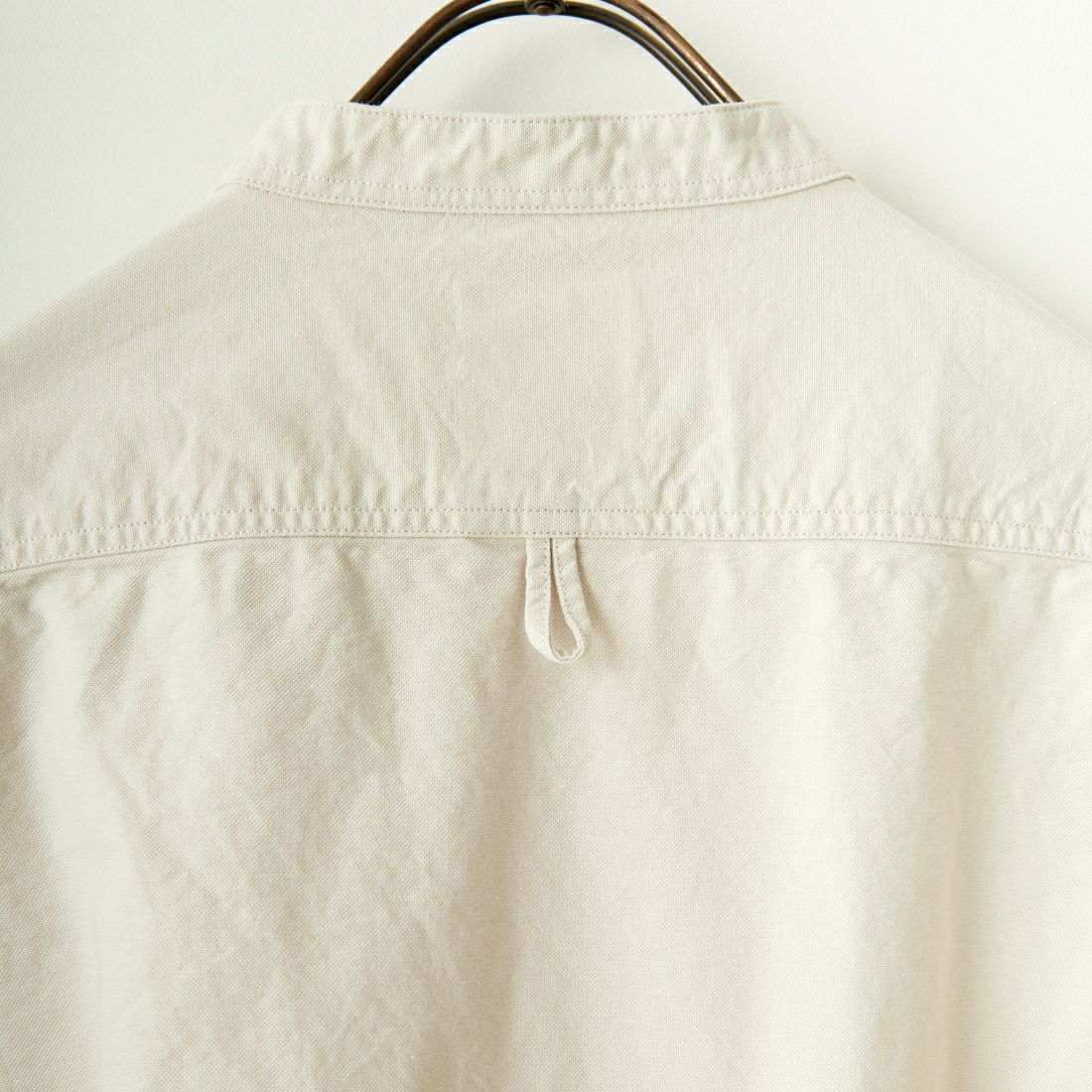 DANTON [ダントン] オックスフォード バンドカラーシャツ [DT-B0280SOX] OYSTER