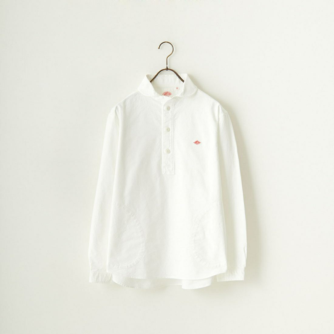 DANTON [ダントン] オックスフォード ラウンドカラーシャツ [DT-B0282SOX] WHITE