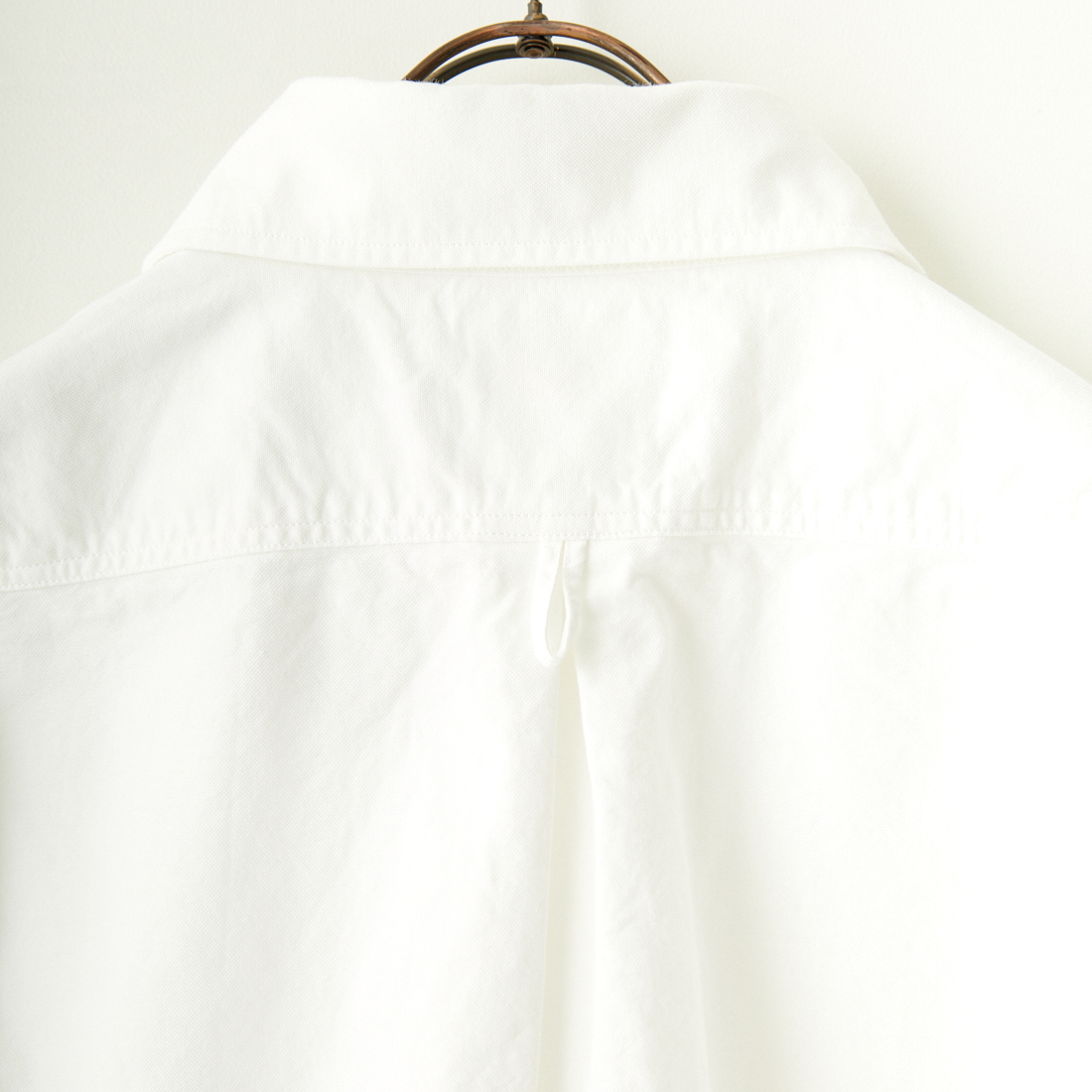 DANTON [ダントン] オックスフォード ラウンドカラーシャツ [DT-B0282SOX] WHITE