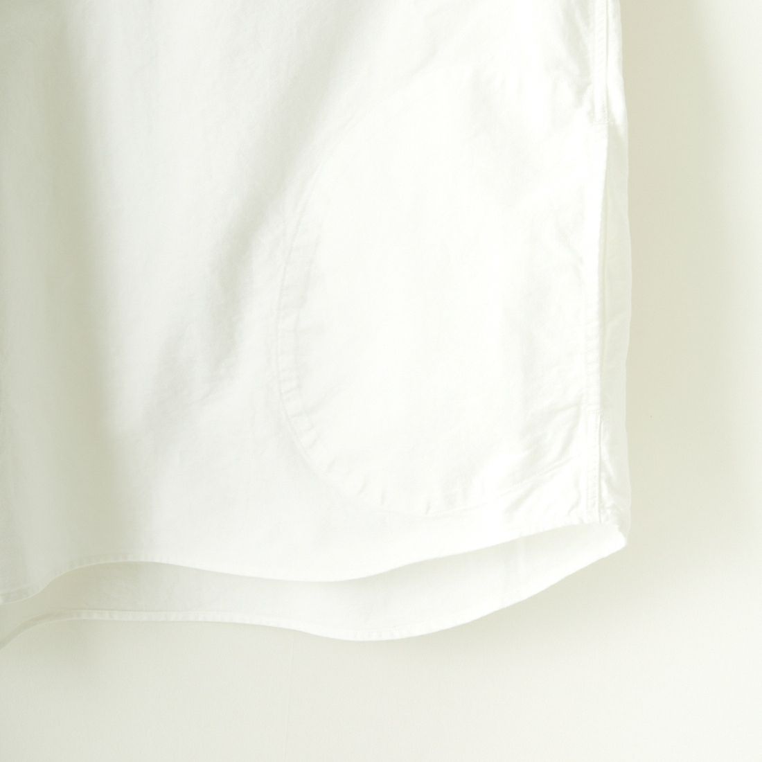 DANTON [ダントン] オックスフォード ラウンドカラーシャツ [DT-B0282SOX] WHITE