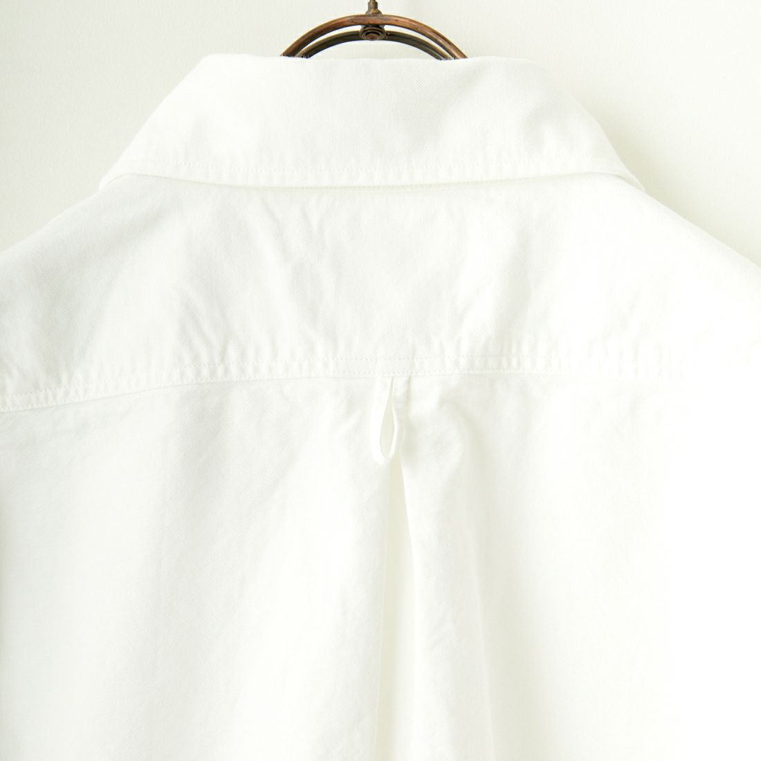 DANTON [ダントン] オックスフォード ラウンドカラーシャツ [DT-B0282SOX] WHITE