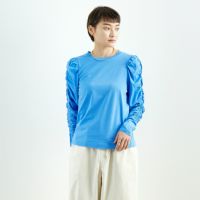 070 ﾌﾞﾙｰ&&モデル身長：160cm 着用サイズ：F&&