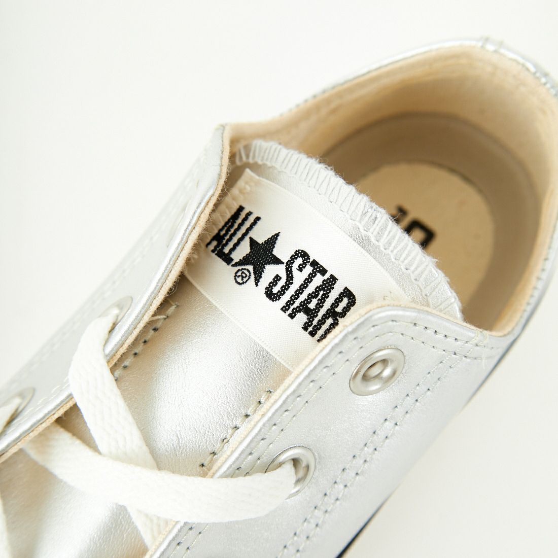 CONVERSE [コンバース] レザーオールスター リフテッドOX [LEATHER-AS-LIFTED-OX] ｼﾙﾊﾞｰ