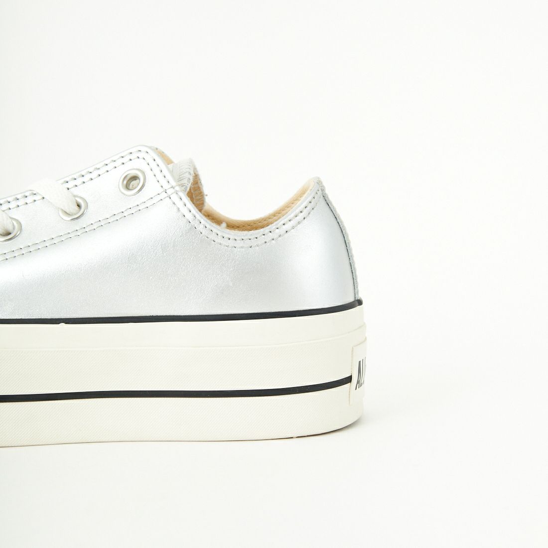 CONVERSE [コンバース] レザーオールスター リフテッドOX [LEATHER-AS-LIFTED-OX] ｼﾙﾊﾞｰ