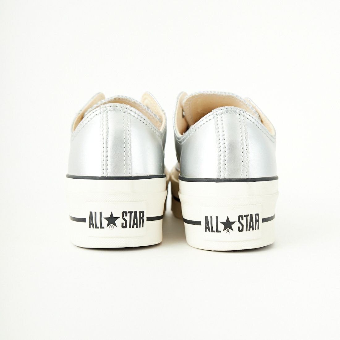 CONVERSE [コンバース] レザーオールスター リフテッドOX [LEATHER-AS-LIFTED-OX] ｼﾙﾊﾞｰ