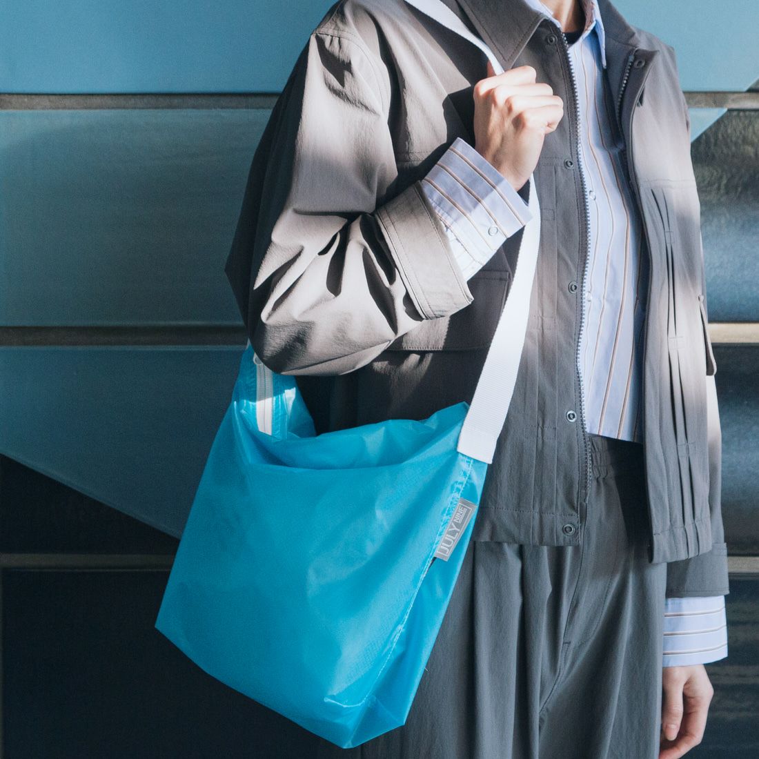 JULY NINE [ジュライナイン] 別注 CORDURAナイロンショルダーバッグ(スモールサイズ) [JLN2000008-JF] SAX