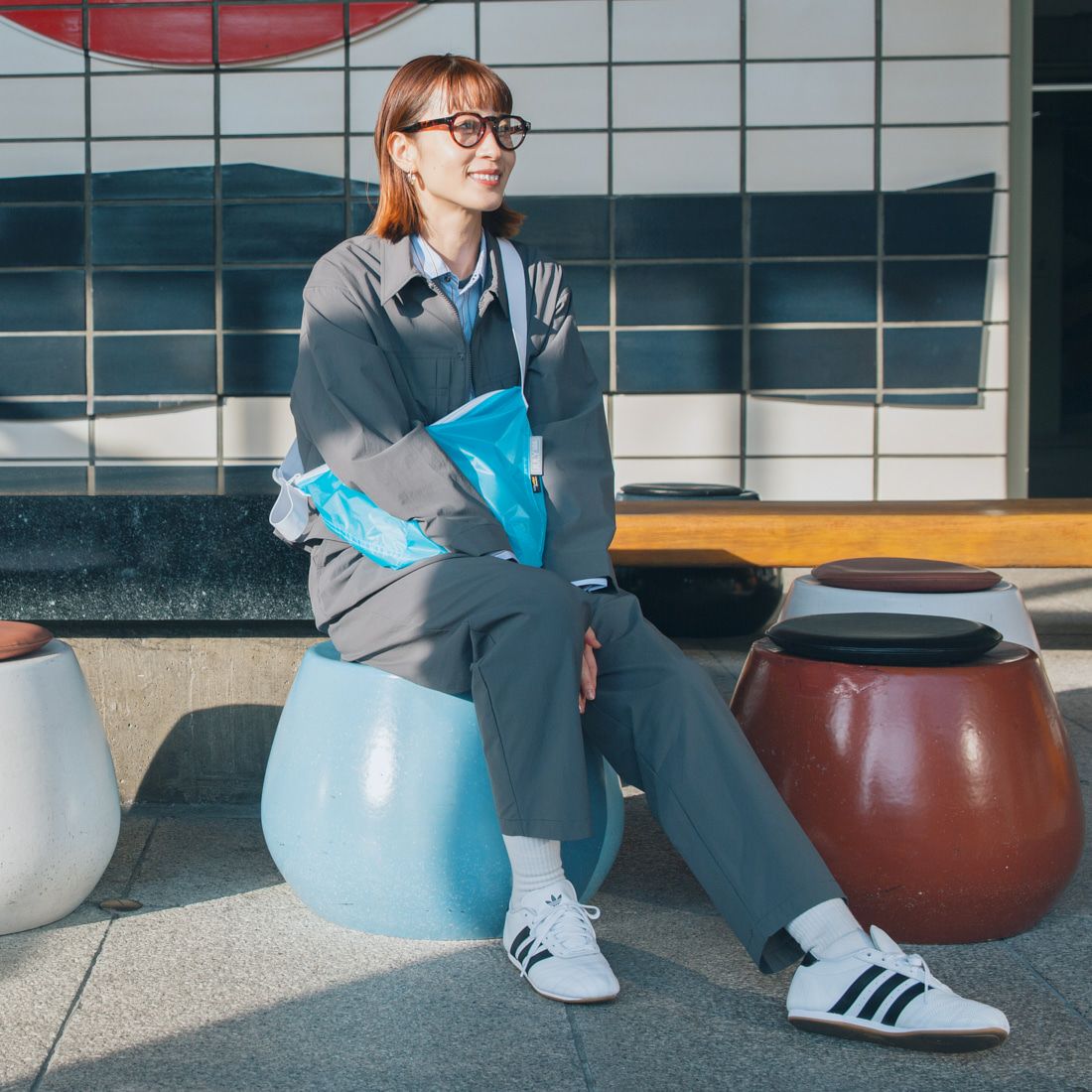 JULY NINE [ジュライナイン] 別注 CORDURAナイロンショルダーバッグ(スモールサイズ) [JLN2000008-JF] SAX