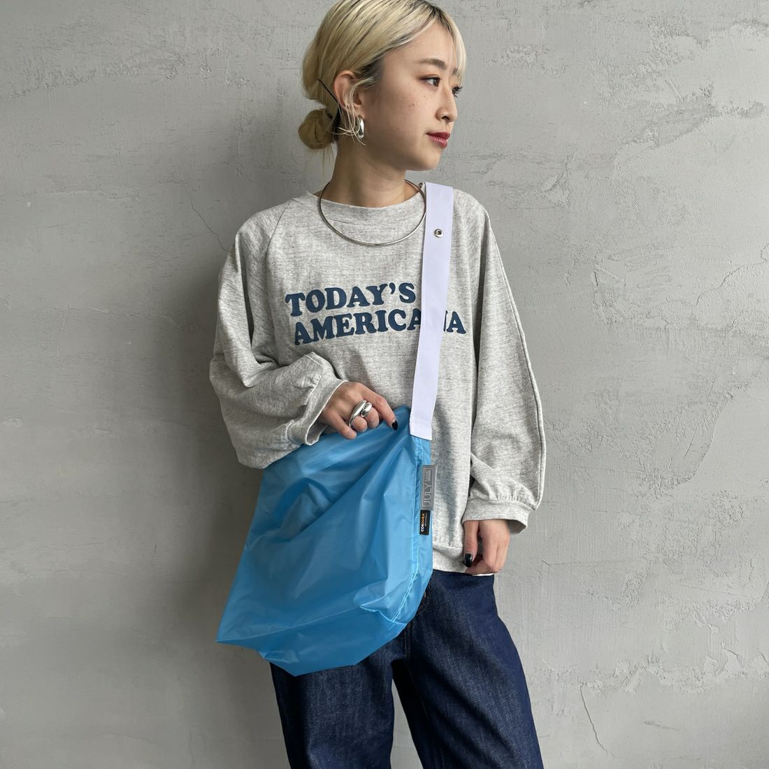 JULY NINE [ジュライナイン] 別注 CORDURAナイロンショルダーバッグ(スモールサイズ) [JLN2000008-JF] SAX