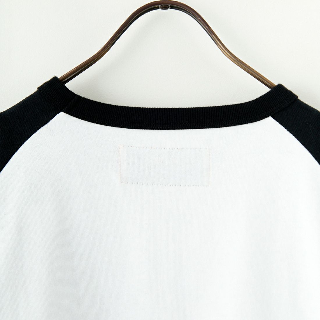 UNIVERSAL OVERALL [ユニバーサルオーバーオール] 別注 ラグランプリント7SLTシャツ THE1924 [U2512210IN-JF] WHT/BLK